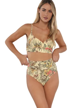 Discount Sunsets Island Spice Hannah High Waist Bottom
