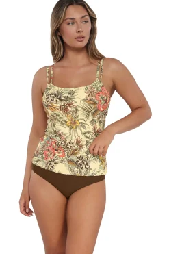 Sale Sunsets Island Spice Taylor Tankini Top