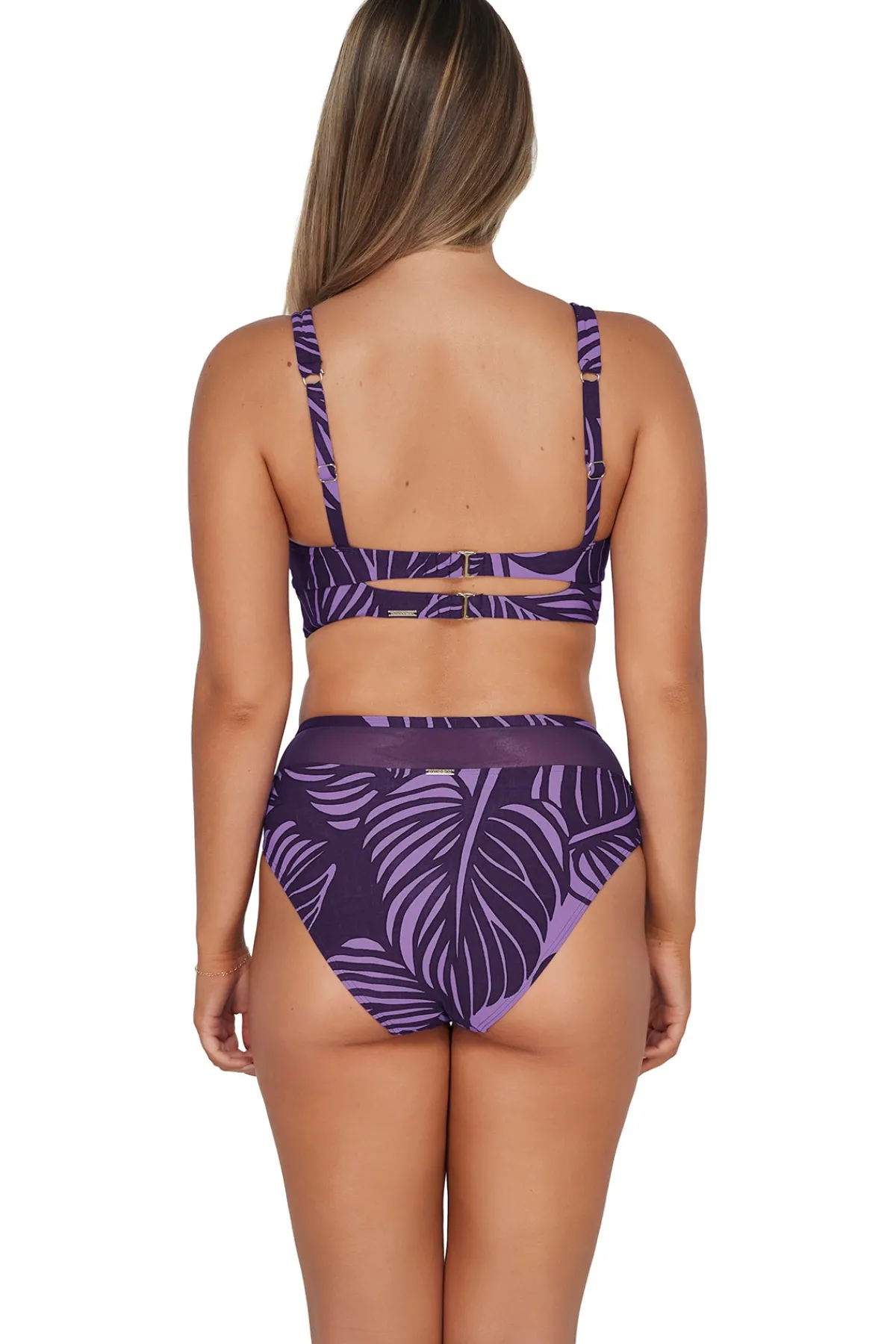 Discount Sunsets Mystic Palms Annie High Waist Bottom