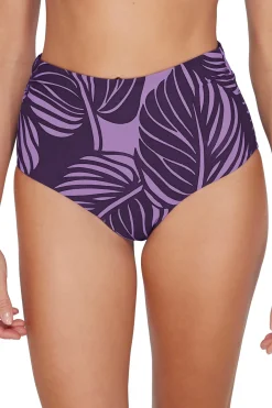 Hot Sunsets Mystic Palms Capri High Waist Bottom