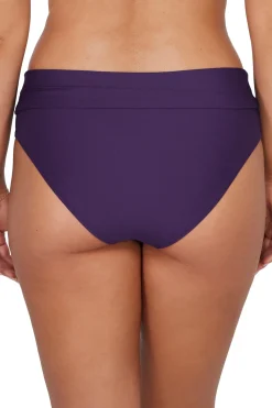 Best Sunsets Paradise Plum Capri High Waist Bottom