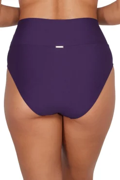 Fashion Sunsets Paradise Plum Hannah High Waist Bottom