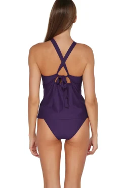 Outlet Sunsets Paradise Plum Mia Tankini Top