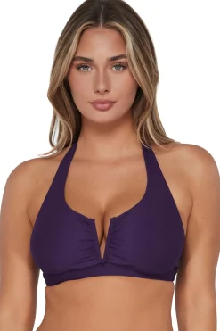 Best Sunsets Paradise Plum Vienna V-Wire Top