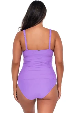 Sale Sunsets Passion Flower Elsie Tankini Top