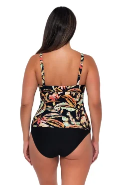 Sale Sunsets Retro Retreat Zuri V-Wire Tankini Top