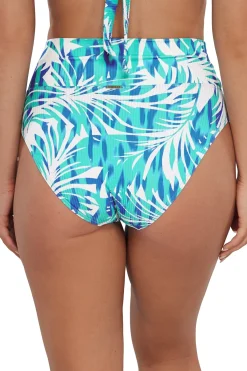 Hot Sunsets Sea Breeze Sandbar Rib Hannah High Waist Bottom