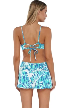 Online Sunsets Sea Breeze Sandbar Rib Sporty Swim Skirt