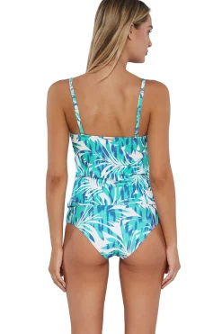 New Sunsets Sea Breeze Sandbar Rib Simone Tankini Top