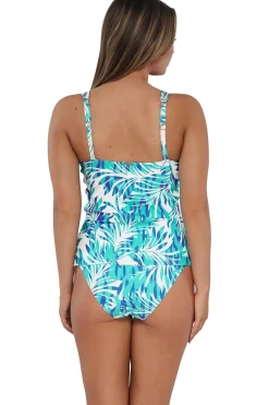 Fashion Sunsets Sea Breeze Sandbar Rib Taylor Tankini Top