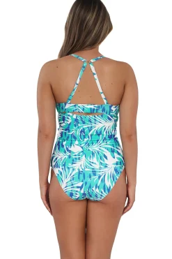 Sale Sunsets Sea Breeze Sandbar Rib Serena Tankini Top