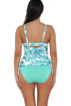 Sale Sunsets Sea Breeze Sandbar Rib Serena Tankini Top