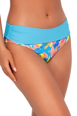 Outlet Sunsets Shoreline Petals Capri High Waist Bottom