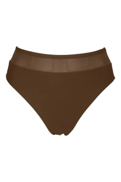 Clearance Sunsets Tiki Brown Annie High Waist Bottom
