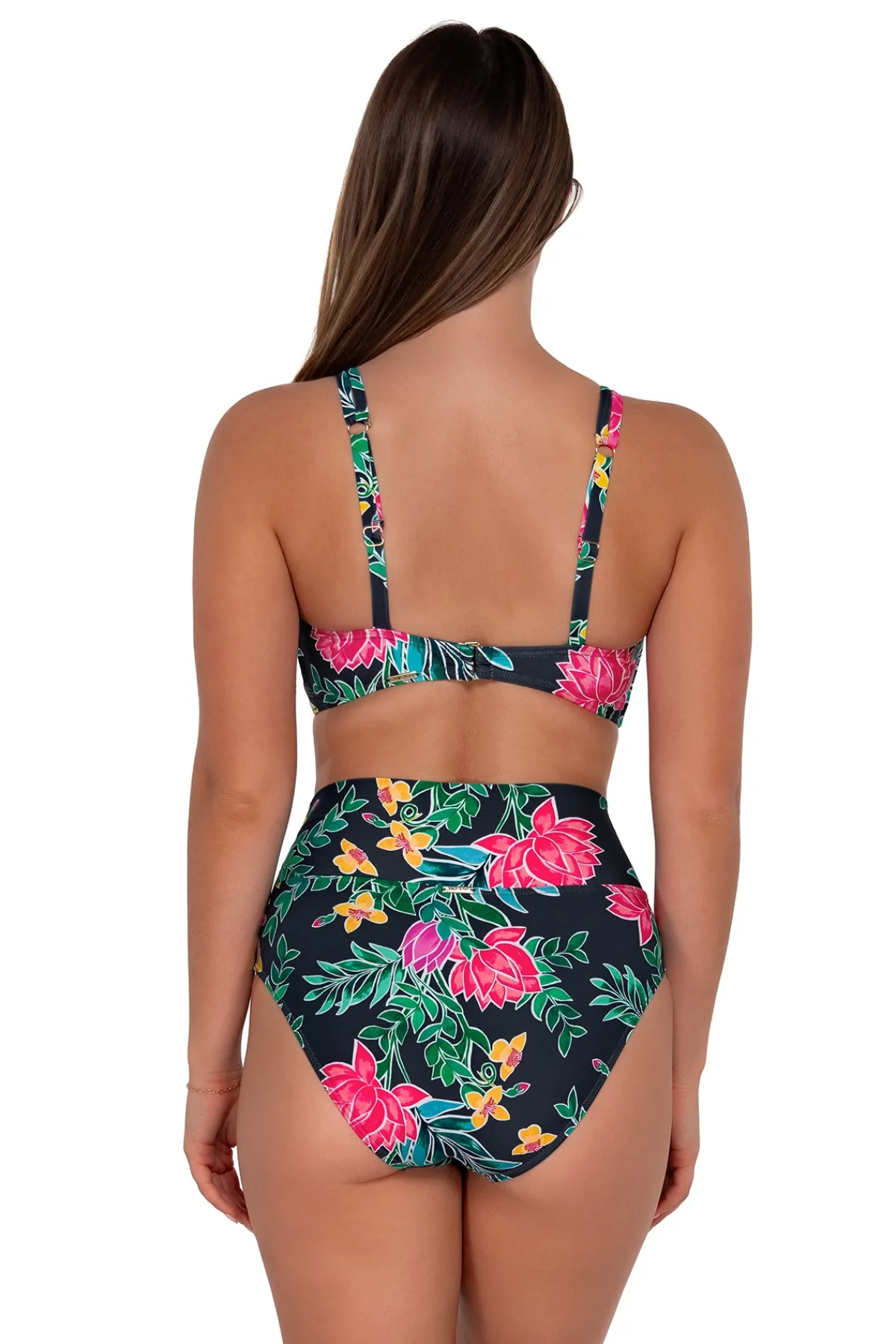 Best Sunsets Twilight Blooms Hannah High Waist Bottom