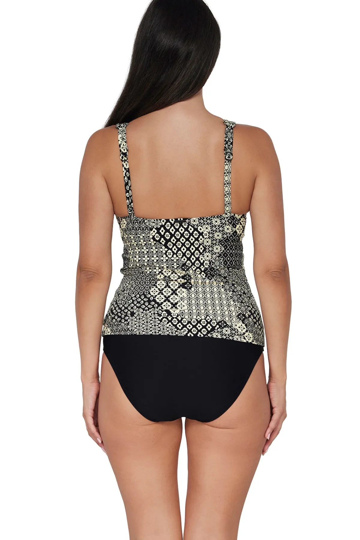 New Sunsets Venice Seagrass Texture Elsie Tankini Top