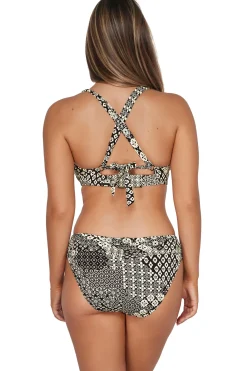 New Sunsets Venice Seagrass Texture Vienna V-Wire Top