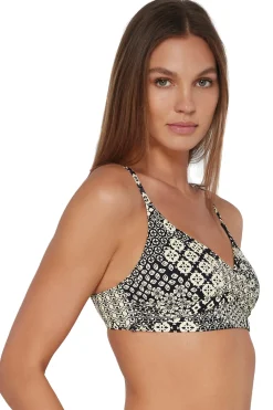 Online Sunsets Venice Seagrass Texture Lyla Bralette Top