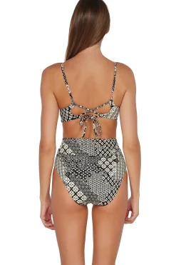 Sale Sunsets Venice Seagrass Texture Hannah High Waist Bottom