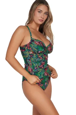 Discount Sunsets Welcome To Rio Serena Tankini Top