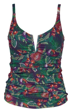 Hot Sunsets Welcome To Rio Zuri V-Wire Tankini Top