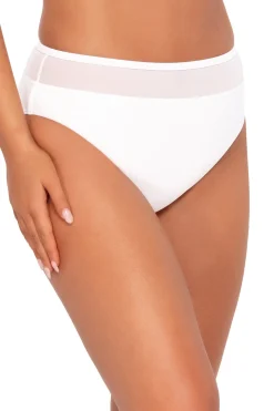 Sale Sunsets White Lily Annie High Waist Bottom