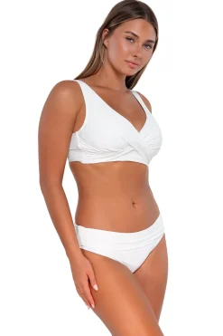 Sale Sunsets White Lily Elsie Top