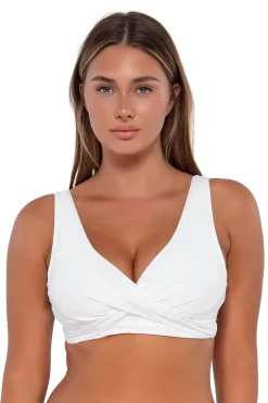 Sale Sunsets White Lily Elsie Top
