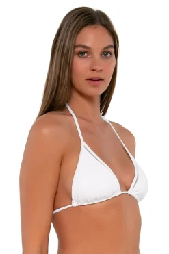 New Sunsets White Lily Laney Triangle Top