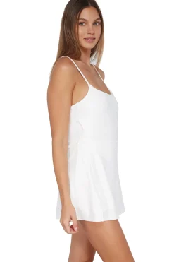Outlet Sunsets White Lily Naomi Swim Dress One Piece