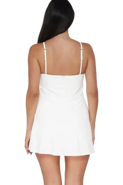 Outlet Sunsets White Lily Naomi Swim Dress One Piece