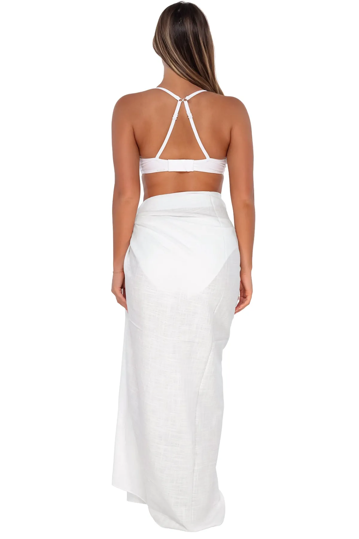 Discount Sunsets White Lily Paradise Pareo