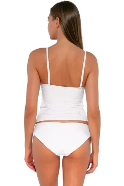 Best Sunsets White Lily Simone Tankini Top